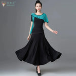 Load image into Gallery viewer, Ballroom Dance Dresses for Women Competition Waltz Dress Clothes Standard Social Modern Dancewear Costumes Large Swing Dress
