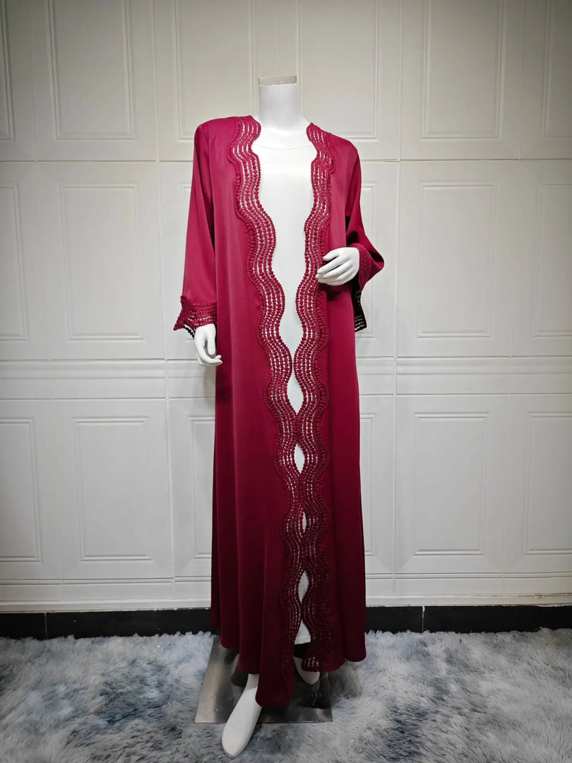 Women Muslim Dress Dubai Abaya Turkey Kaftan Kebaya Caftan Marocain Femme Robe Islam Clothing Kimono Cardigan Jalabiya Vestidos