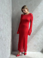 Load image into Gallery viewer, Sweet Pink Mohair Knitted Dress+Vests Dress Women New O-neck Casual Long Sleeve Dresses Suspenders Chic Vintage Two-piece Suit
