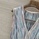 Load image into Gallery viewer, Women's vacation-style dresses, sleeveless knit dresses, color-blocked maxi dresses, high-quality workwear, 2026, new arrivals,