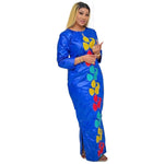 Load image into Gallery viewer, African Dresses For Women Luxury Boubou Material Rich Embroidery Design