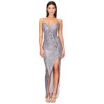 Load image into Gallery viewer, women's casual dresses for woman clothes Strapless sequined slit elegant party dresses evening summer birthday prom dress hwy739