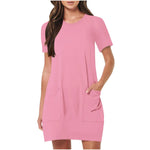 Load image into Gallery viewer, Women's Elegant Dresses Fashionable Solid Color Dress Casual Holiday Sports Short Dresses Long One-Piece Dress Gown vestidos