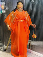 Load image into Gallery viewer, Traditional Dresses For Women Turkey African Dashiki 2 PCS Set Clothing Dubai Kaftan Muslim Abayas Wedding Party Evening Gowns