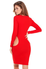 Load image into Gallery viewer, Women's Casual Dresses Female Clothing Elegant Party Dresses Women's Bodycon Dress Long Sleeve