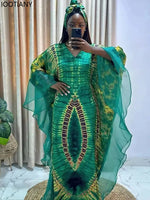 Load image into Gallery viewer, African Women Dresses Traditional African Clothing Ankara Clothing Middle Eastern Vintage Robe Tunic Muslim Kaftan Maxi Dress
