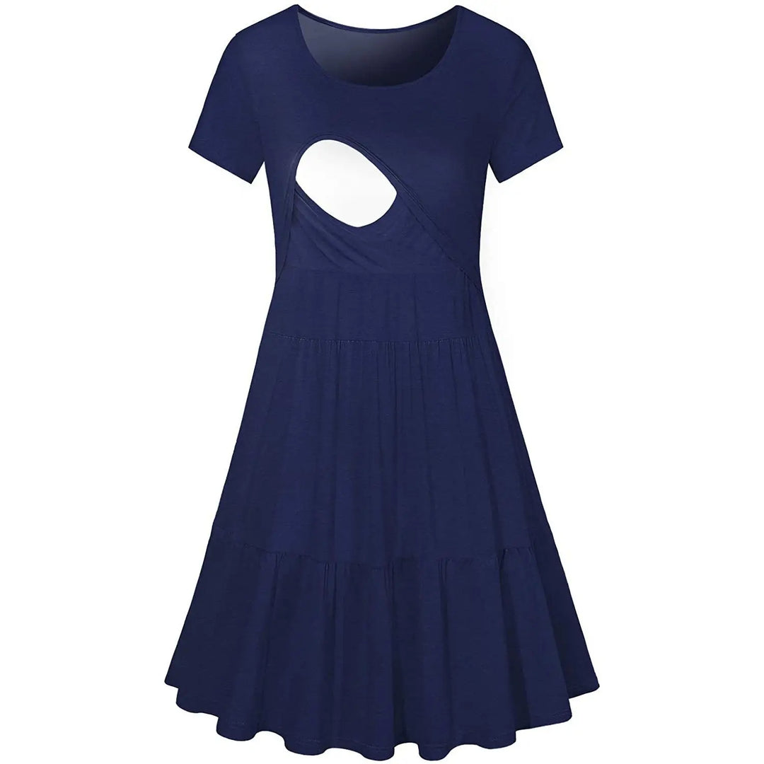 Maternity Dresses Fashion Striped Dress Summer Dress Loose Simple Sleeveless Dress Women's Clothing