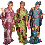 Load image into Gallery viewer, Elegant African Dresses for Women Muslim Fashion Boubou Abayas Robe Dashiki Ankara Lace Outfits Evening Gown Kaftan Maxi Dress
