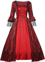Load image into Gallery viewer, Victorian Dresses for Women Vintage Court Masquerade Dress Medieval Gothic Lolita Party Swinging Evening Gown
