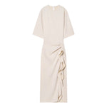 Load image into Gallery viewer, Women's Dress New Pleated Slit Midi Dress Spring Sexy Elegant Women's Long Dress