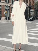 Load image into Gallery viewer, women's New Year's Eve dresses ，white dress réveillon，party dresses for women ，New spring and autumn style, commuting casual fas