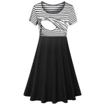Load image into Gallery viewer, Maternity Dresses Fashion Striped Dress Summer Dress Loose Simple Sleeveless Dress Women's Clothing