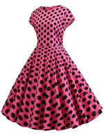 Load image into Gallery viewer, Women Summer Music Note Print Dress 50s 60s Robe Retro Swing Casual Vintage Party Dresses Vestidos