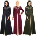 Load image into Gallery viewer, Muslim Dress Womens  Fashion Abaya Dubai  Appliques  Turkey   Women Elegant Long