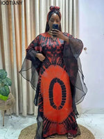 Load image into Gallery viewer, African Women Dresses Traditional African Clothing Ankara Clothing Middle Eastern Vintage Robe Tunic Muslim Kaftan Maxi Dress