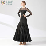 Load image into Gallery viewer, Ballroom Dance Performance Dresses Women Simple Style Waltz Dancing Wear Adult Elegant Ballroom Competition Social Dancing Dress