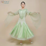 Load image into Gallery viewer, Modern Dance Dress for Woman Social Dance Costume Ballroom Dancing Competition Clothes Waltz Quickstep Foxtrot Performance Dress