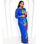 Load image into Gallery viewer, African Dresses For Women Luxury Boubou Material Rich Embroidery Design