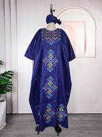 Load image into Gallery viewer, African Dresses for Women Traditional Evening Gown Plus Size Wedding Party Clothing Luxury Bazin Riche Embroidery Robe