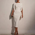 Load image into Gallery viewer, 2025 Dress for Women Fashion Comfortable Office Solid Color Commuter Bead Slim and Elegant Evening Party Dress