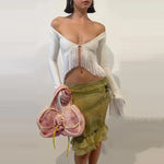 Load image into Gallery viewer, Solid Satin Women Fringe Top Cross Halter Neck Sleeveless Off Shoulder Backless Fashion Crop Tank Tops 2026 Summer Chic Outfits