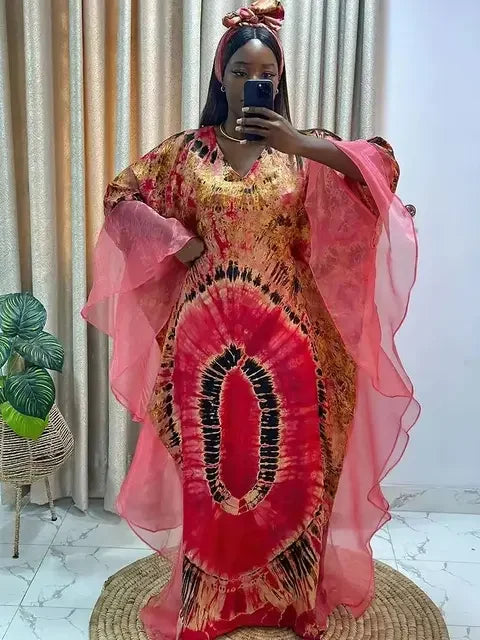 African Women Dresses Traditional African Clothing Ankara Clothing Middle Eastern Vintage Robe Tunic Muslim Kaftan Maxi Dress