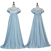 Medieval Dress Women Off Shoulder Renaissance Victorian Regency Dress Costume Wench Retro Gown Halloween For Women Pink Blue