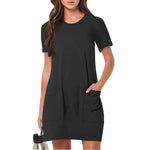 Load image into Gallery viewer, Women's Elegant Dresses Fashionable Solid Color Dress Casual Holiday Sports Short Dresses Long One-Piece Dress Gown vestidos