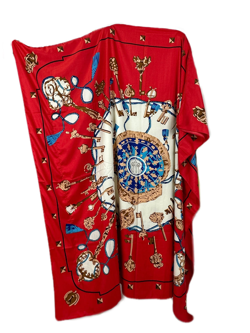 Fashion Print Dress Women's - Loose Fit Bohemian Dress, Trending Paisley Print, Perfect for Beach & Vacation