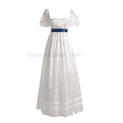 Women Regency Dress Medieval Renaissance Victorian Vintage Ball Gown Costume Halloween Party Cosplay Costume
