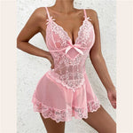 Load image into Gallery viewer, Women Erotic Costume  Sexy ExoticUnderwear Lace Doll Dress Erotic Underwear Open Bra Mesh Transparent Pajamas Sexy Clothing