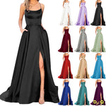 Load image into Gallery viewer, 2024 New Women Dress Elegant Vintage Ladies Backless Long Dresses Wine Party Prom Wedding Floor Length Evening Dress For Women