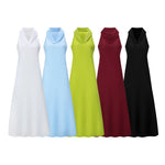 Load image into Gallery viewer, Dresses for Women New Summer Sleeveless Halter Women Dress Casual Black White A-LINE Dress Women Vestidos De Verano Mujer
