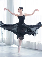 Load image into Gallery viewer, Ballet practice costume, ballet dance dress, full-skirted dance practice skirt, modern dance dress, dance outfit