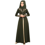 Load image into Gallery viewer, Muslim Dress Womens  Fashion Abaya Dubai  Appliques  Turkey   Women Elegant Long