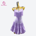Load image into Gallery viewer, Dress For Dancing 2026 Latin Dance Parties Wear Costumes Ballroom Clothes Sexy Skirt Girls Prom Stage Jumpsuit Sports Match Suit