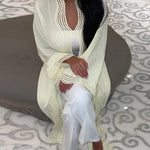 Load image into Gallery viewer, Women Muslim Dress Dubai Abaya Turkey Kaftan Kebaya Caftan Marocain Femme Robe Islam Clothing Kimono Cardigan Jalabiya Vestidos