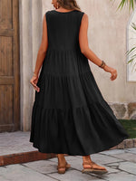 Load image into Gallery viewer, 2024 Women Dress Summer Casual Brand Dresses Elegant Yellow Black Dress Femme