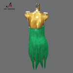 Load image into Gallery viewer, Women's Dress Latin Dance Costumes Girls Clothing Fringed Skirts Stage Ballroom Prom Suit Party Sports Female Samba Evening Wear