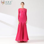 Load image into Gallery viewer, Ballroom Dance Performance Dresses Women Simple Style Waltz Dancing Wear Adult Elegant Ballroom Competition Social Dancing Dress