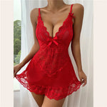 Load image into Gallery viewer, Women Erotic Costume  Sexy ExoticUnderwear Lace Doll Dress Erotic Underwear Open Bra Mesh Transparent Pajamas Sexy Clothing
