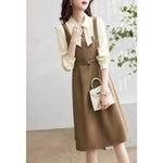 Load image into Gallery viewer, Fashionable and Elegant Dress for Women 2025 Spring New Gentle Temperament Doll Collar Long Sleeve Dress