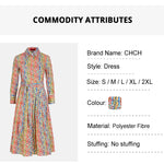 Load image into Gallery viewer, New Women's Dress Popular High Grade Elegant Luxury Female Long Sleeved Dress Classic Fashion Vintage Ladies Versatile Dresses