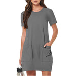 Load image into Gallery viewer, Women's Elegant Dresses Fashionable Solid Color Dress Casual Holiday Sports Short Dresses Long One-Piece Dress Gown vestidos