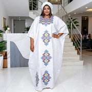 African Dresses for Women Traditional Evening Gown Plus Size Wedding Party Clothing Luxury Bazin Riche Embroidery Robe