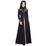 Load image into Gallery viewer, Muslim Dress Womens  Fashion Abaya Dubai  Appliques  Turkey   Women Elegant Long