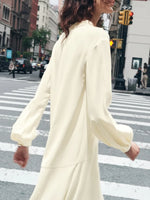 Load image into Gallery viewer, women's New Year's Eve dresses ，white dress réveillon，party dresses for women ，New spring and autumn style, commuting casual fas