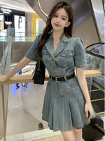 Load image into Gallery viewer, Female Dresses Coquette Bodycon Beach Sexy Corset Women's Dress Tight Denim Fashion Summer 2025 Korean Style Clothing One Pieces
