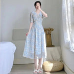 Load image into Gallery viewer, Evening Dresses for Women 2025 Silk Prom Flower Clothes Midi Woman Dress Party Chiffon Floral White Satin Aesthetic Outfits X G