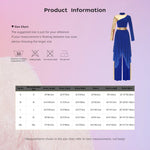 Load image into Gallery viewer, Women Worship Liturgical Dance Performance Costume Lyrical Dresses 2pcs Long Sleeve Asymmetrical Hem Dress with Wide-Leg Pants